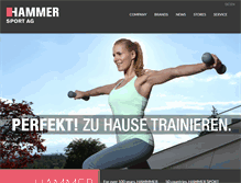 Tablet Screenshot of hammer-sport.de
